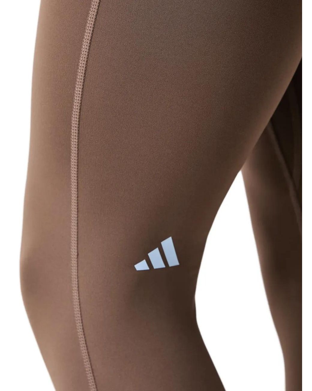 Adidas Brown Studio Crossover Leggings