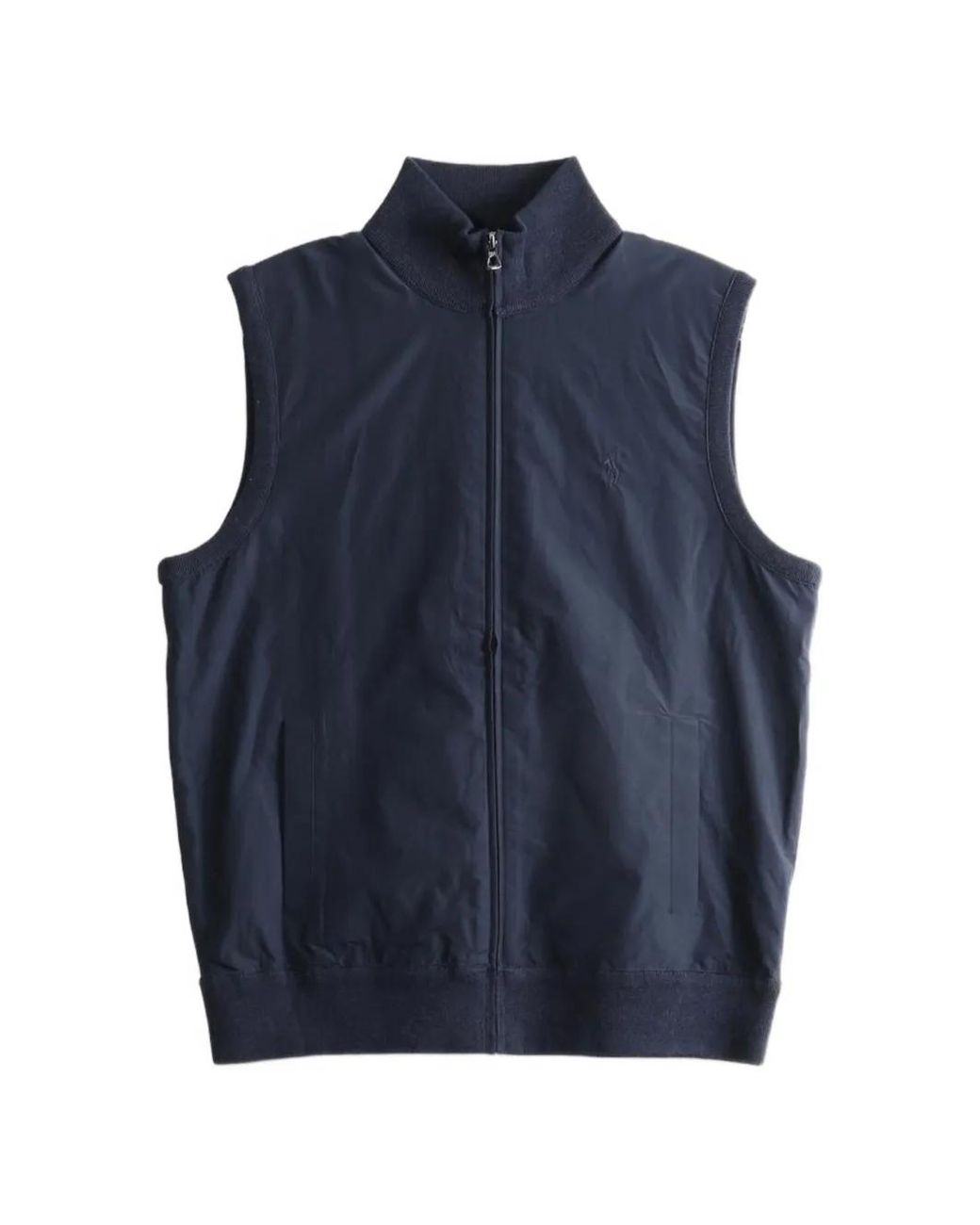 Polo Ralph Lauren Blue Zip-Up Sleeveless Gilet for men