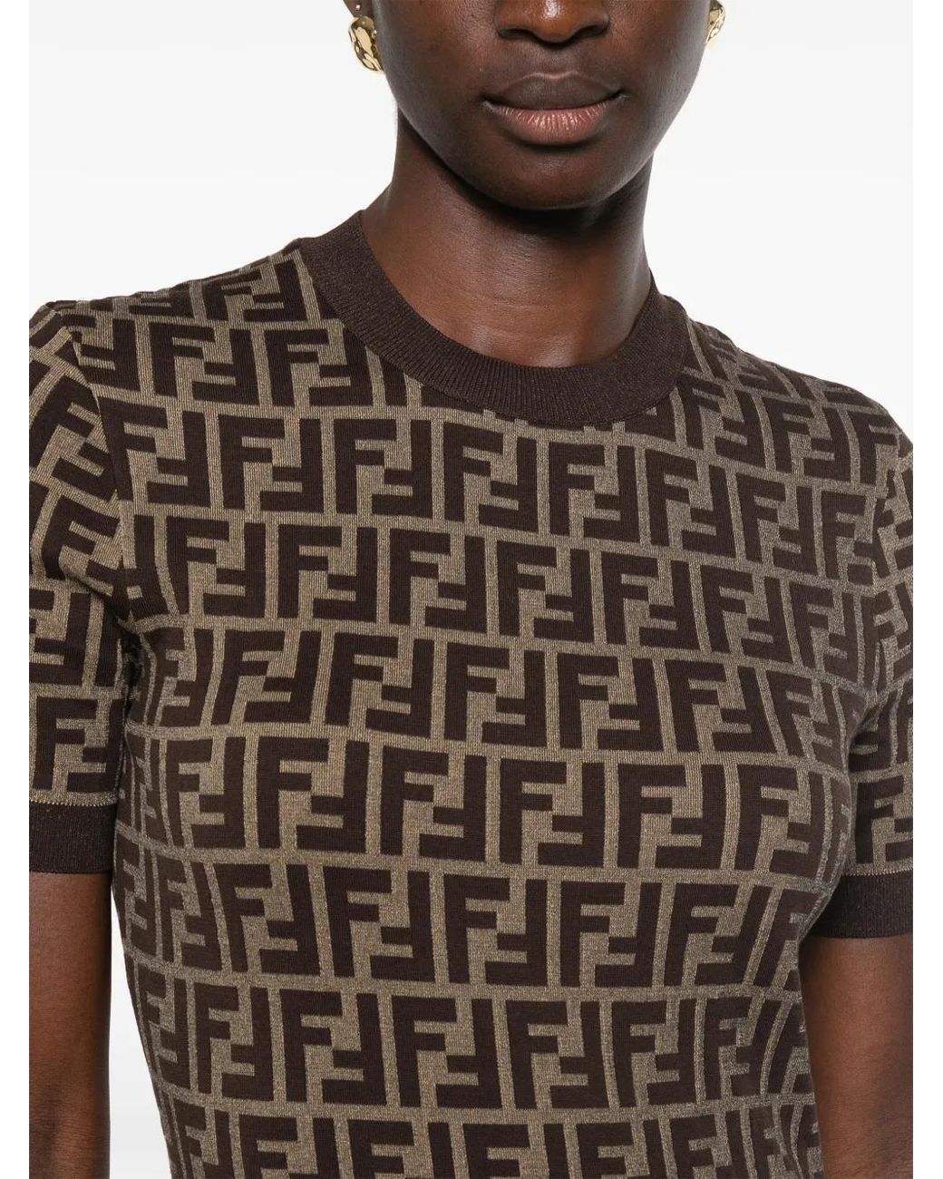 Fendi Natural Midi Dress
