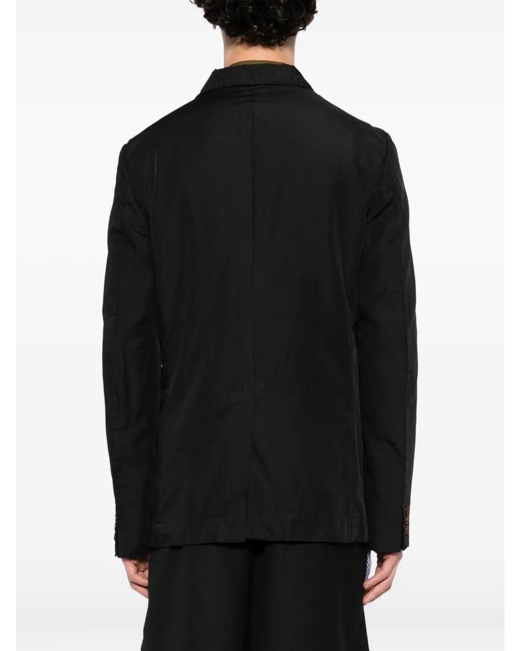 Comme des Garçons Black Buttoned Blazer for men