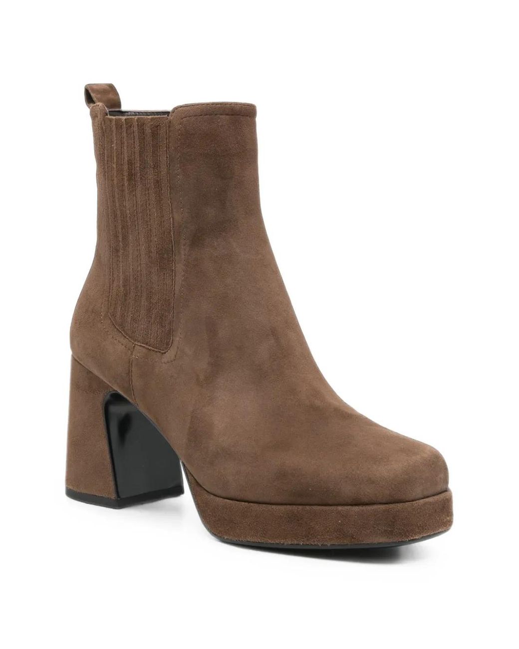 Bruno Premi Brown Platform Ankle Boots