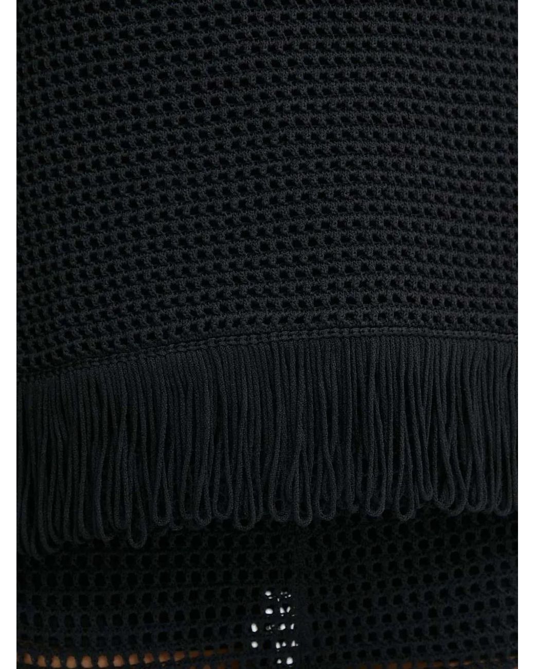Sisley Black Sleeveless Top