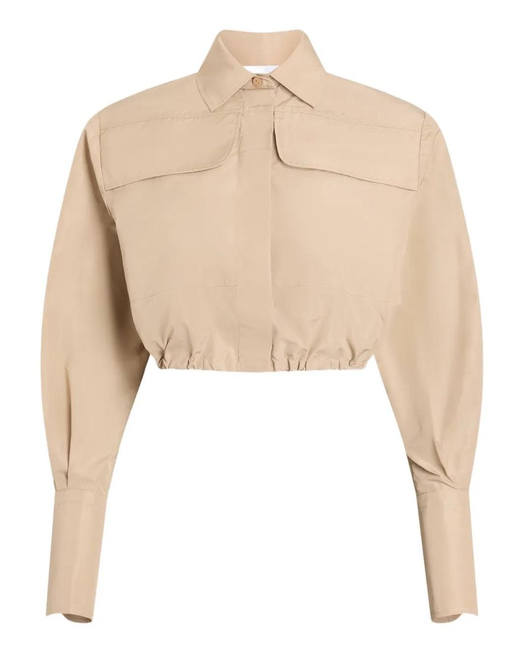Patou Natural Cropped Shirt