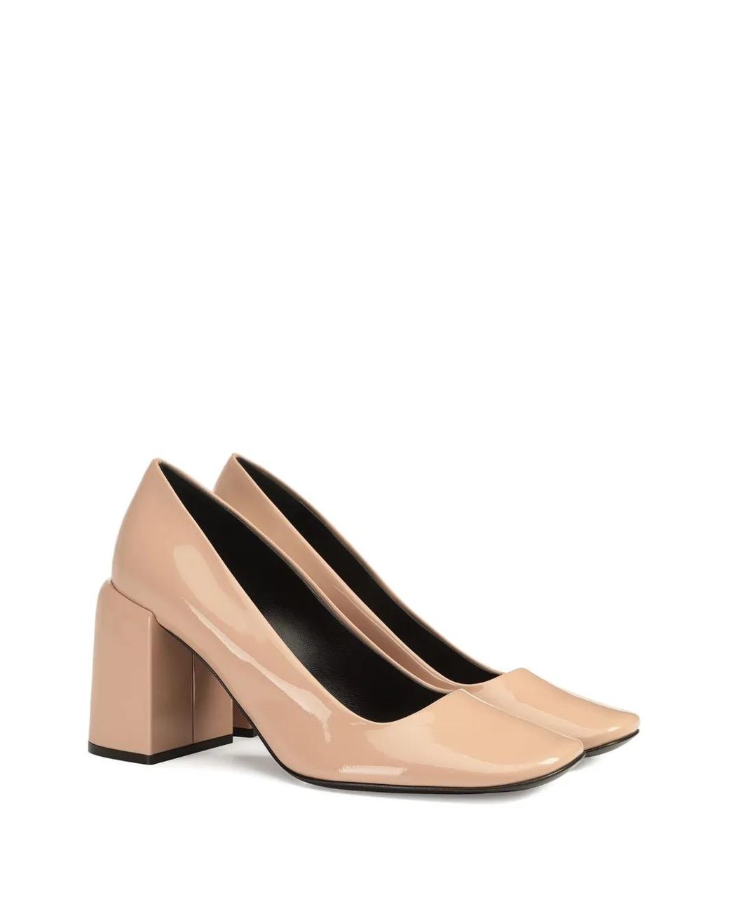 Sergio Rossi Natural 80Mm Square-Toe Pumps