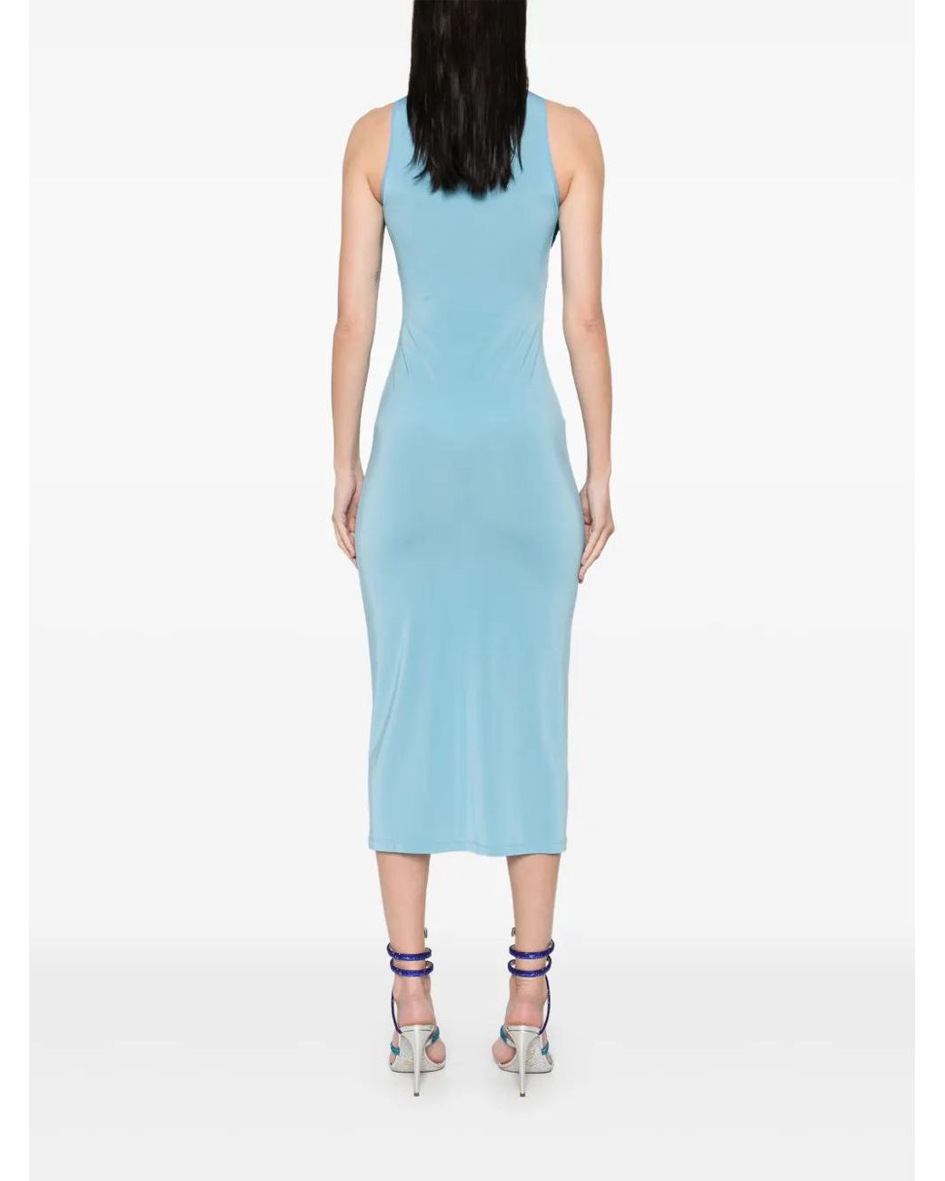 Nensi Dojaka Blue Cosimina Midi Dress