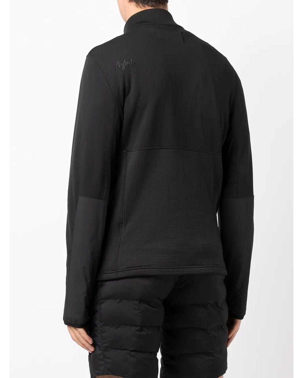 Aztech Mountain Black Panelled Fleece Jacket for men