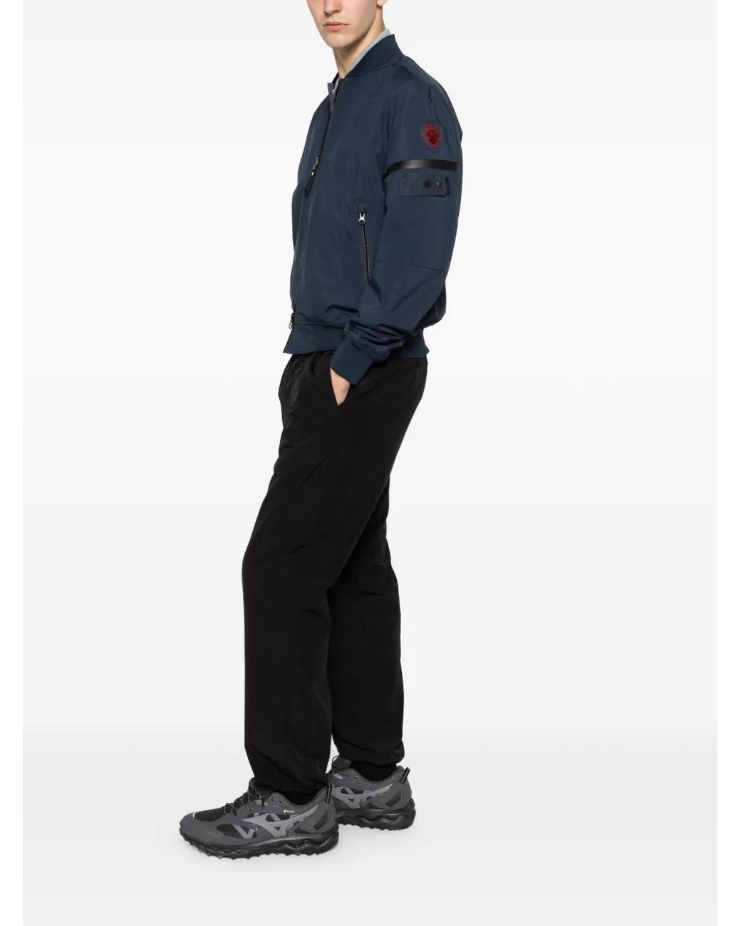 Blauer Blue Logo-Patch Bomber Jacket for men