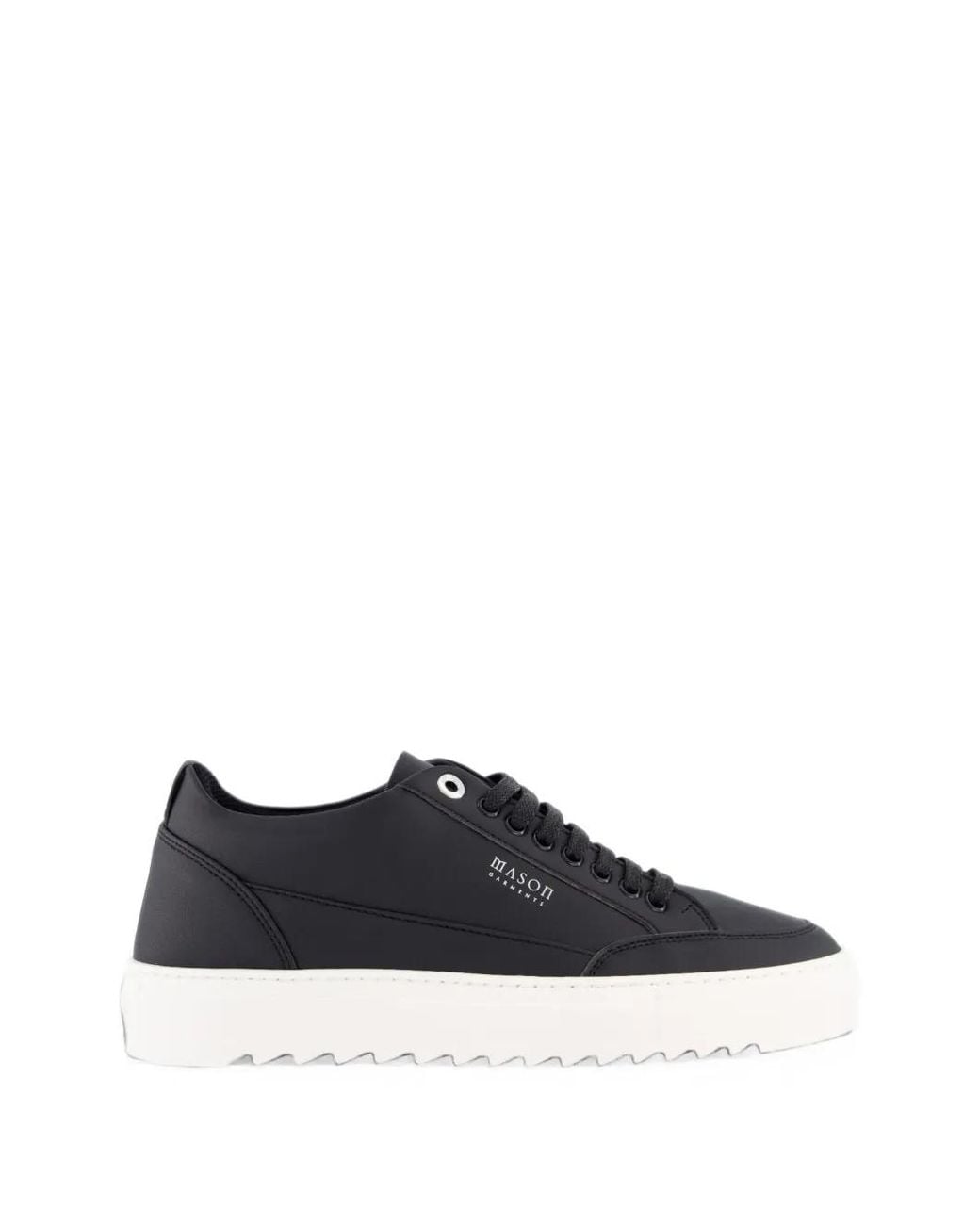 Mason's Black Tia Nuovo Leather Low-Top Sneakers for men