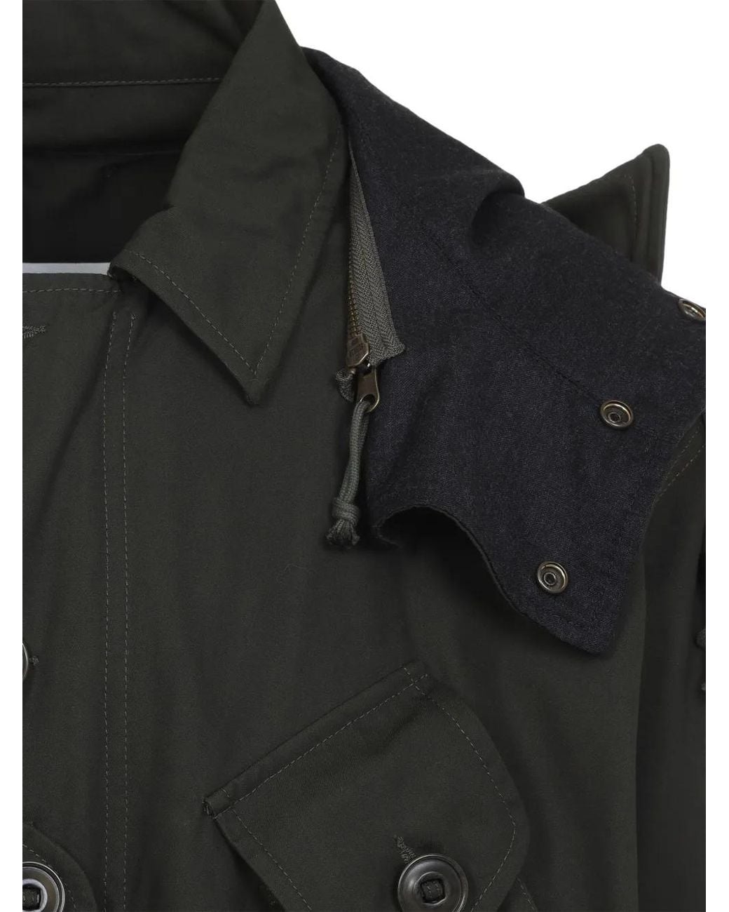 Maison Margiela Black Cotton Jacket for men