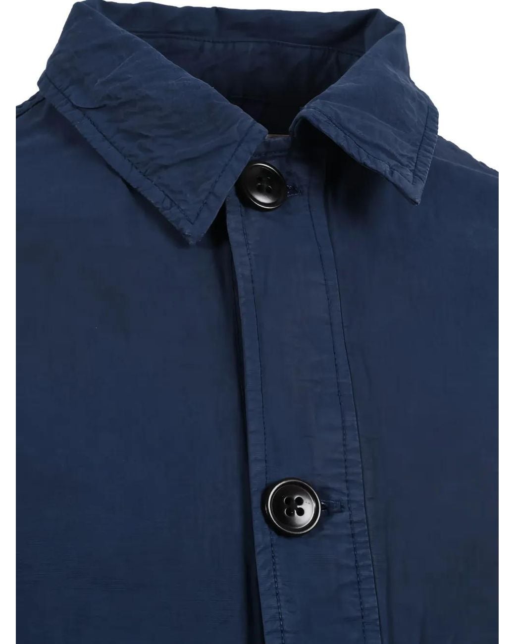 Paul Smith Blue Multi-Pocket Shirt Jacket for men