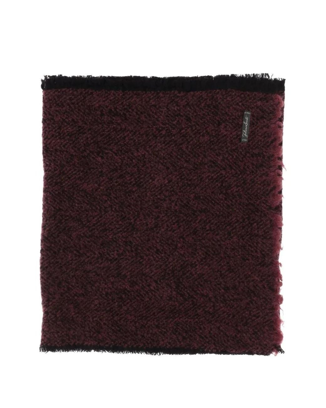 Faliero Sarti Purple Écharpe Resky À Chevrons