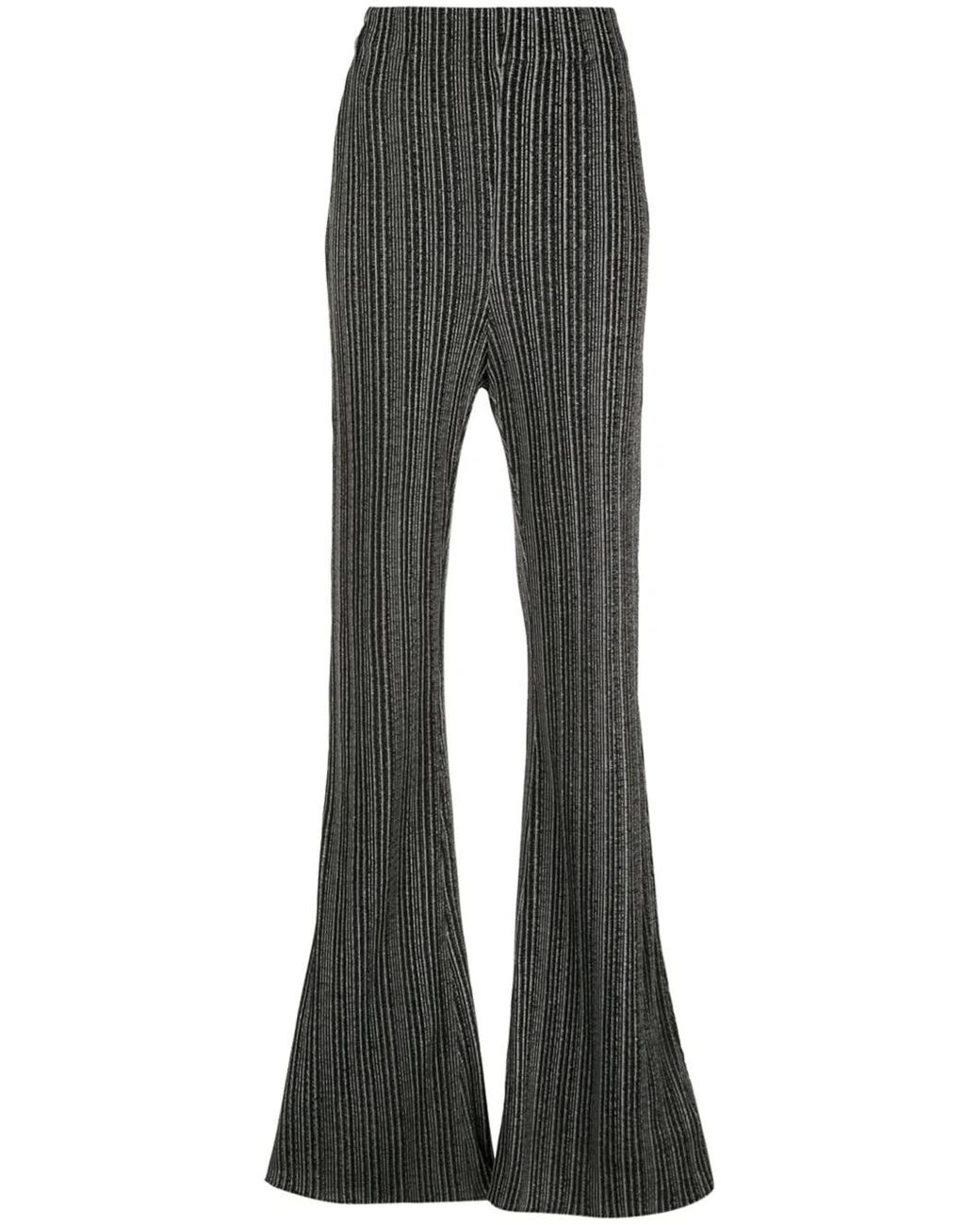 Ellery Gray Footnote Flared Trousers