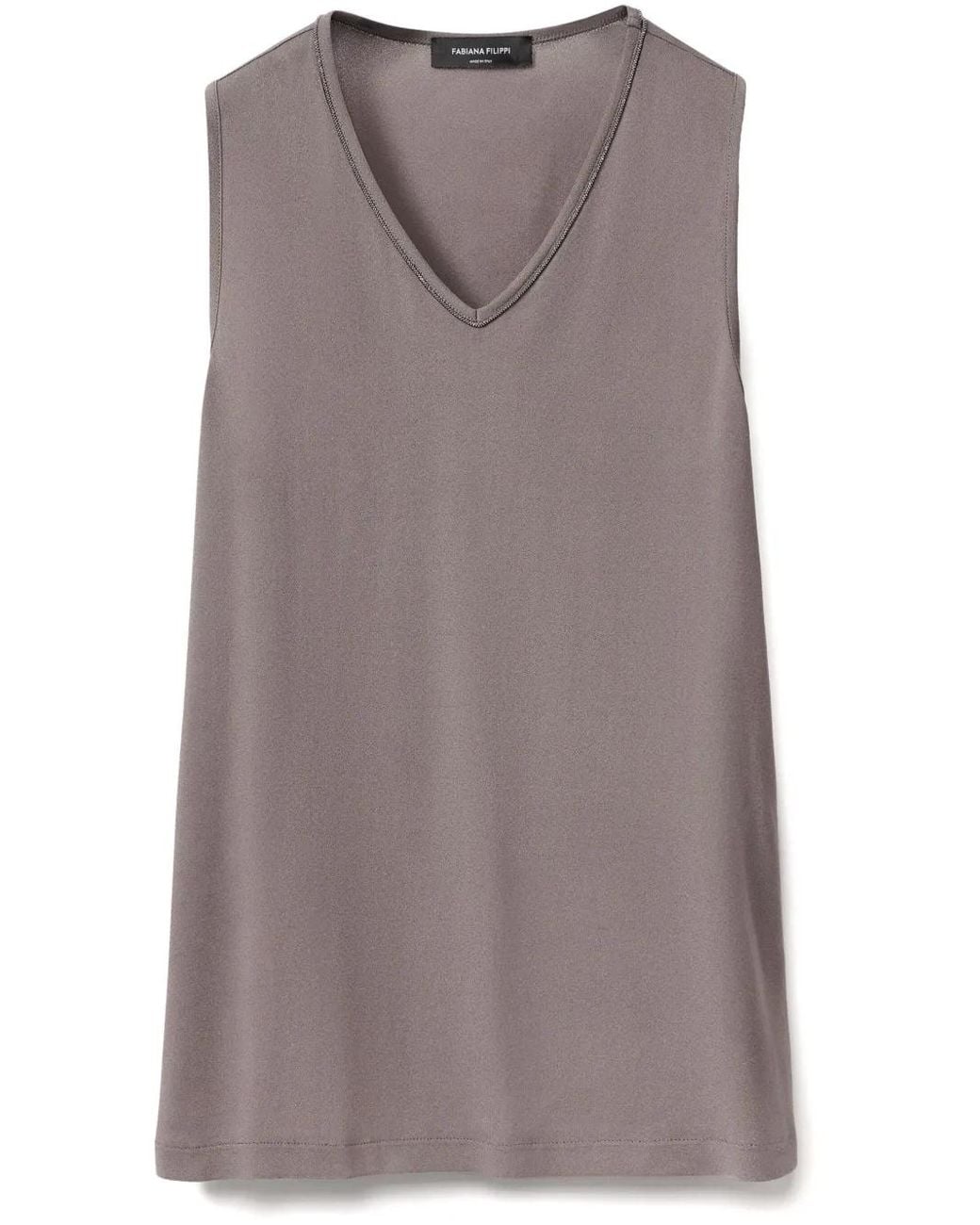 Fabiana Filippi Brown Sablé Vest
