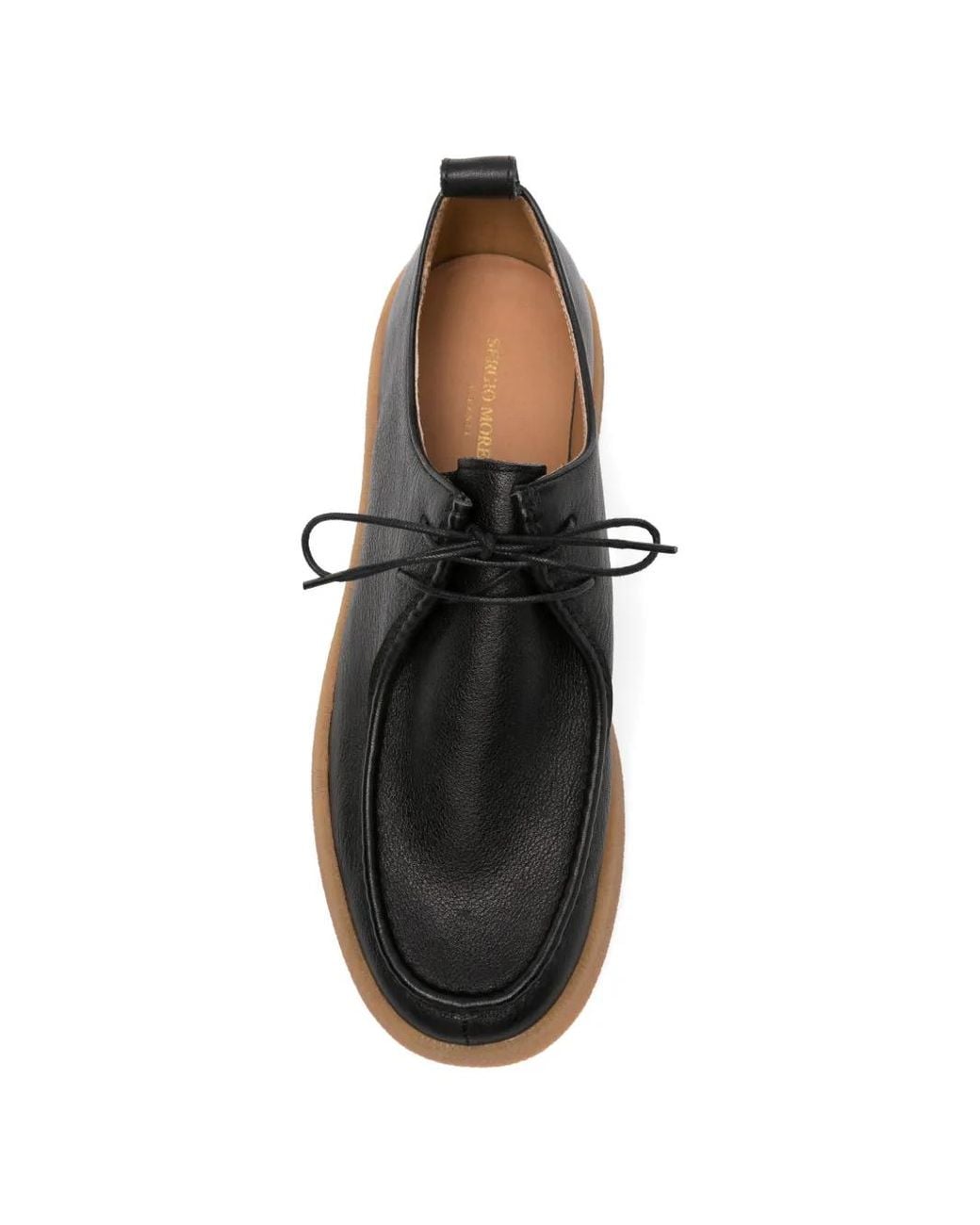SERGIO MORETTI FIRENZE White Derbies En Cuir À Lacets for men