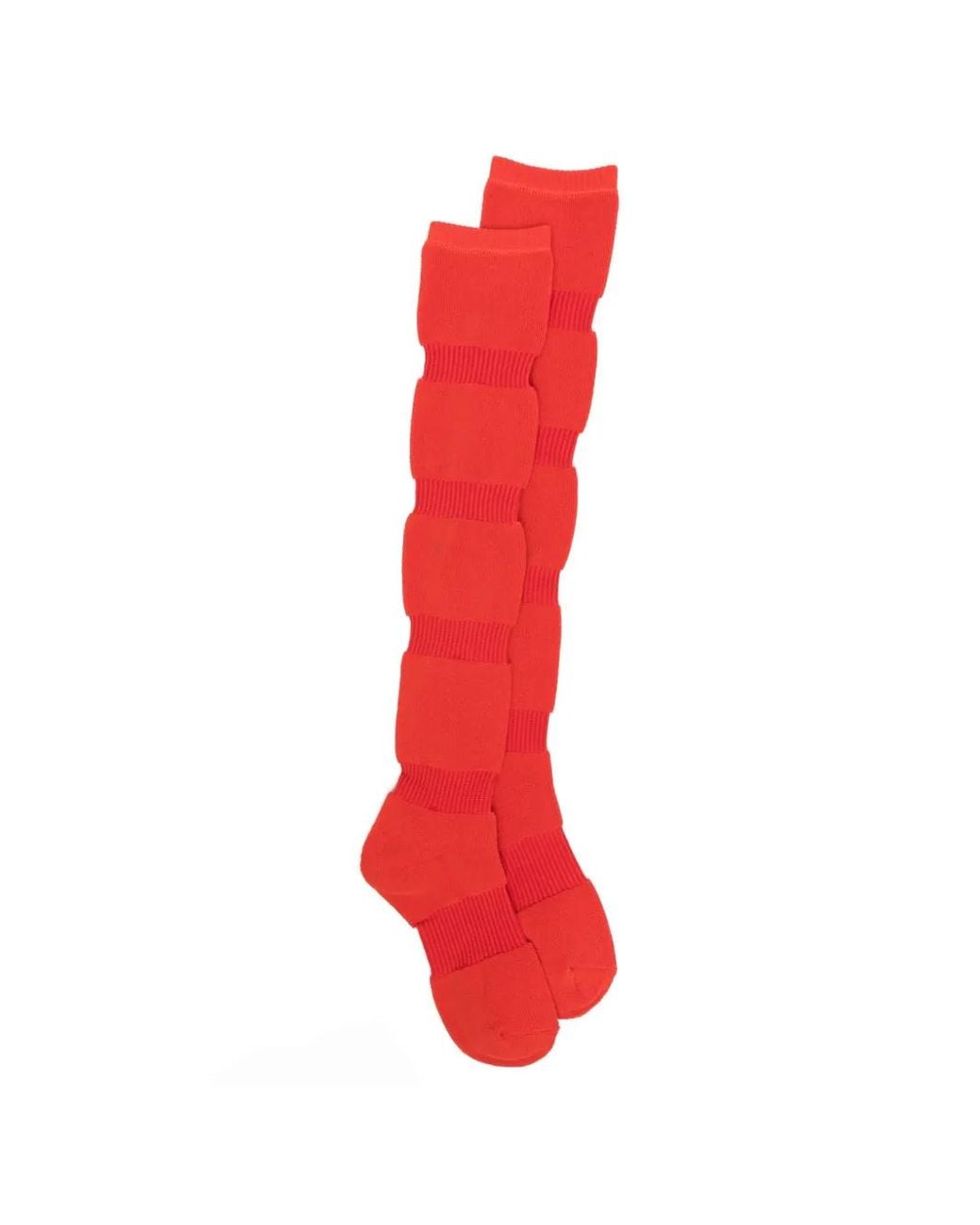 Issey Miyake Geribbelde Sokken in het Red