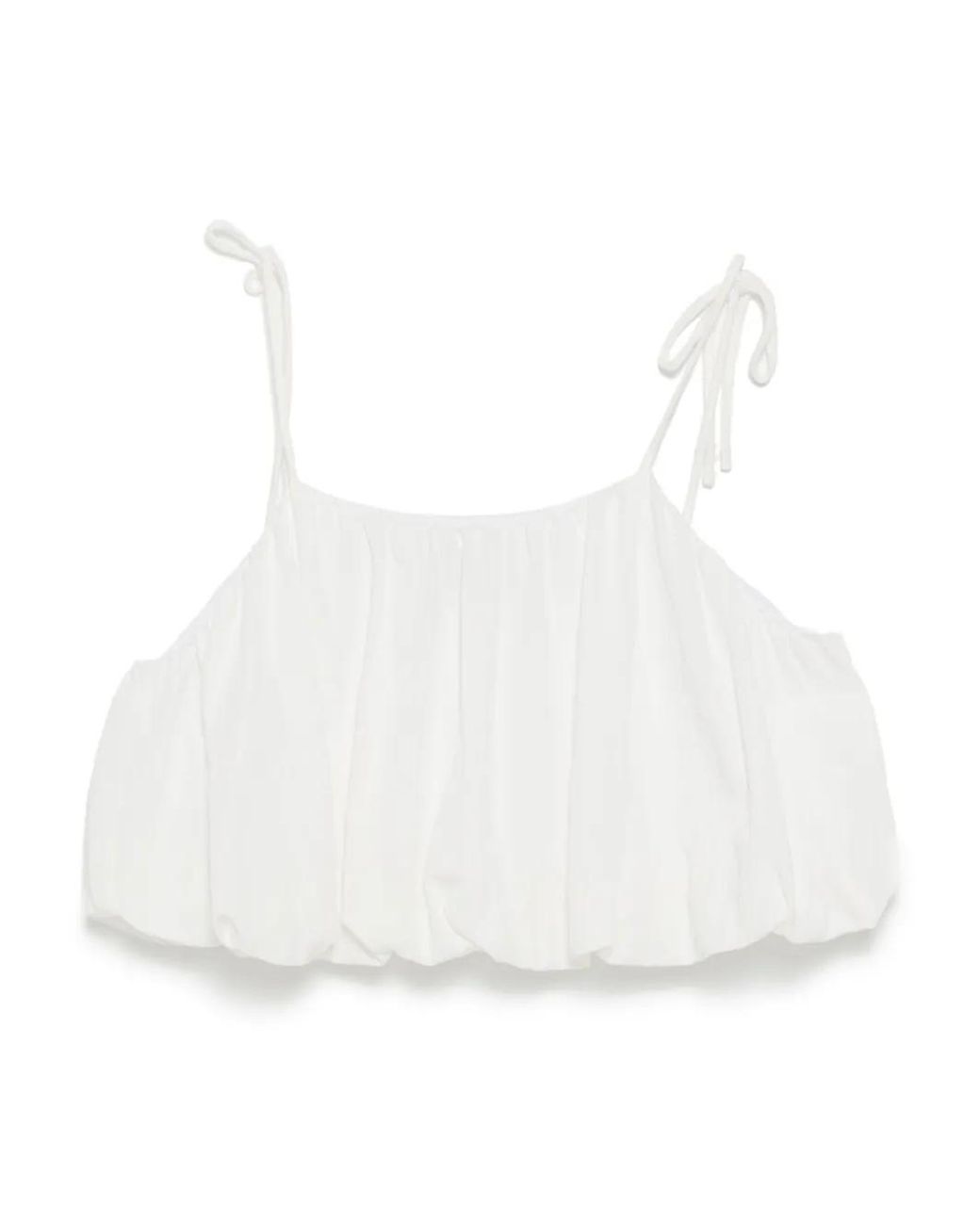 Bambah White Antalia Bubble Top