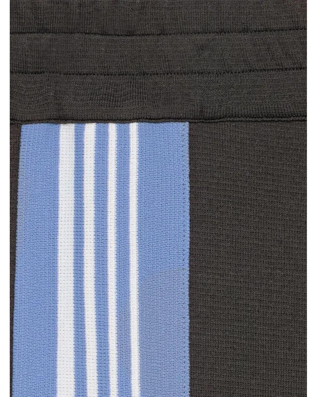 Autry Gray Striped Track Pants for men