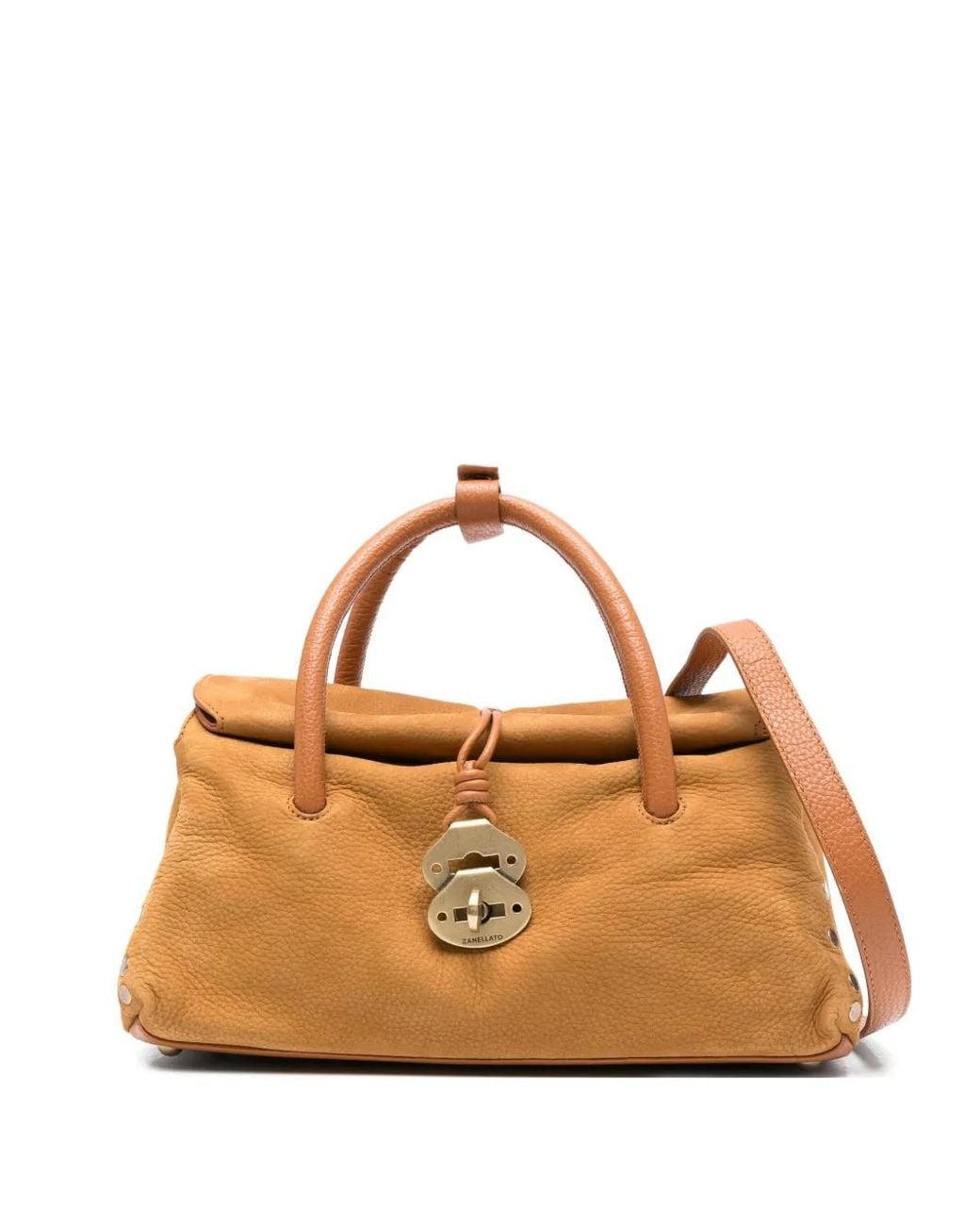 Zanellato Brown Jones Suede Tote Bag