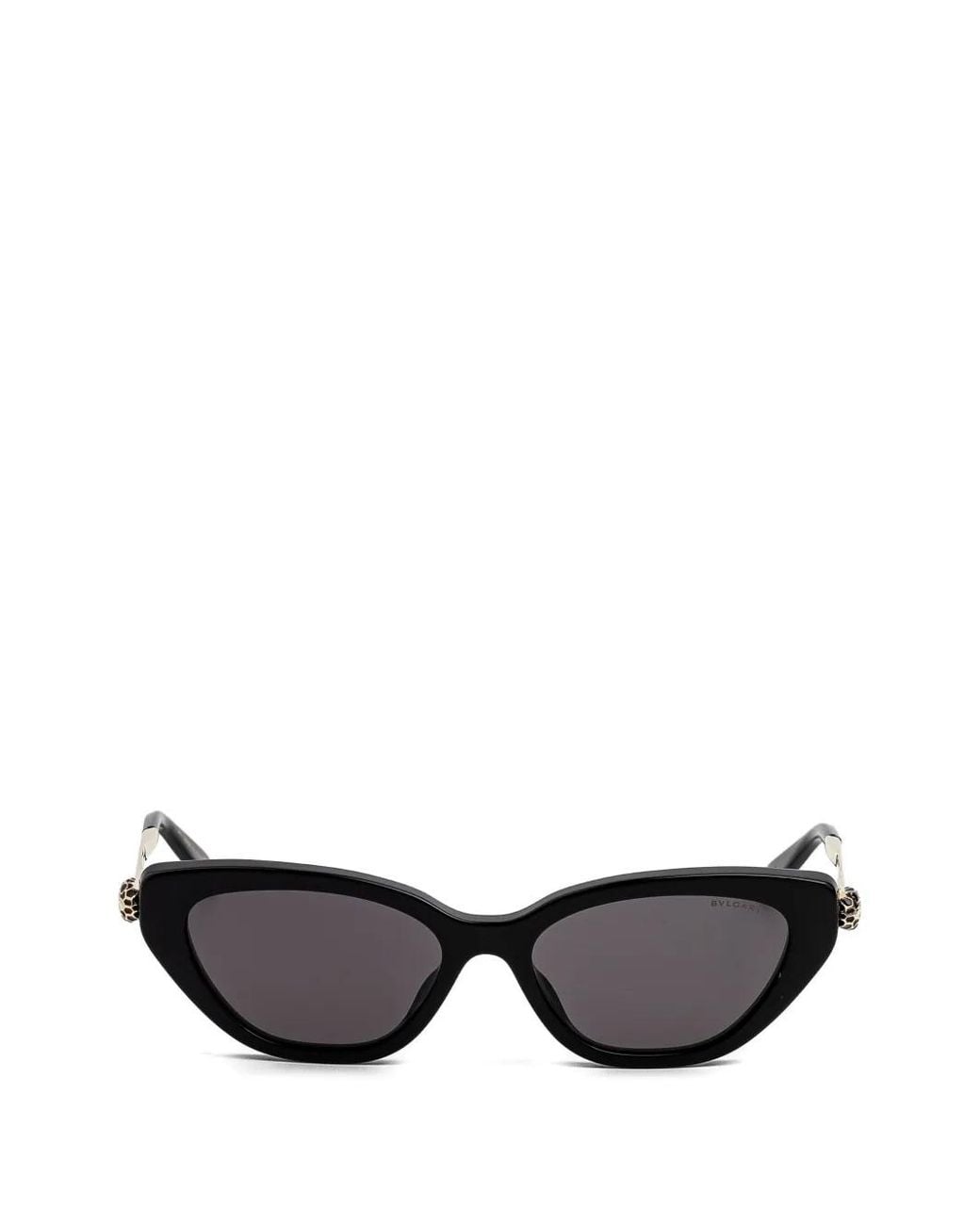 BVLGARI Black Serpenti Cat-Eye Sunglasses