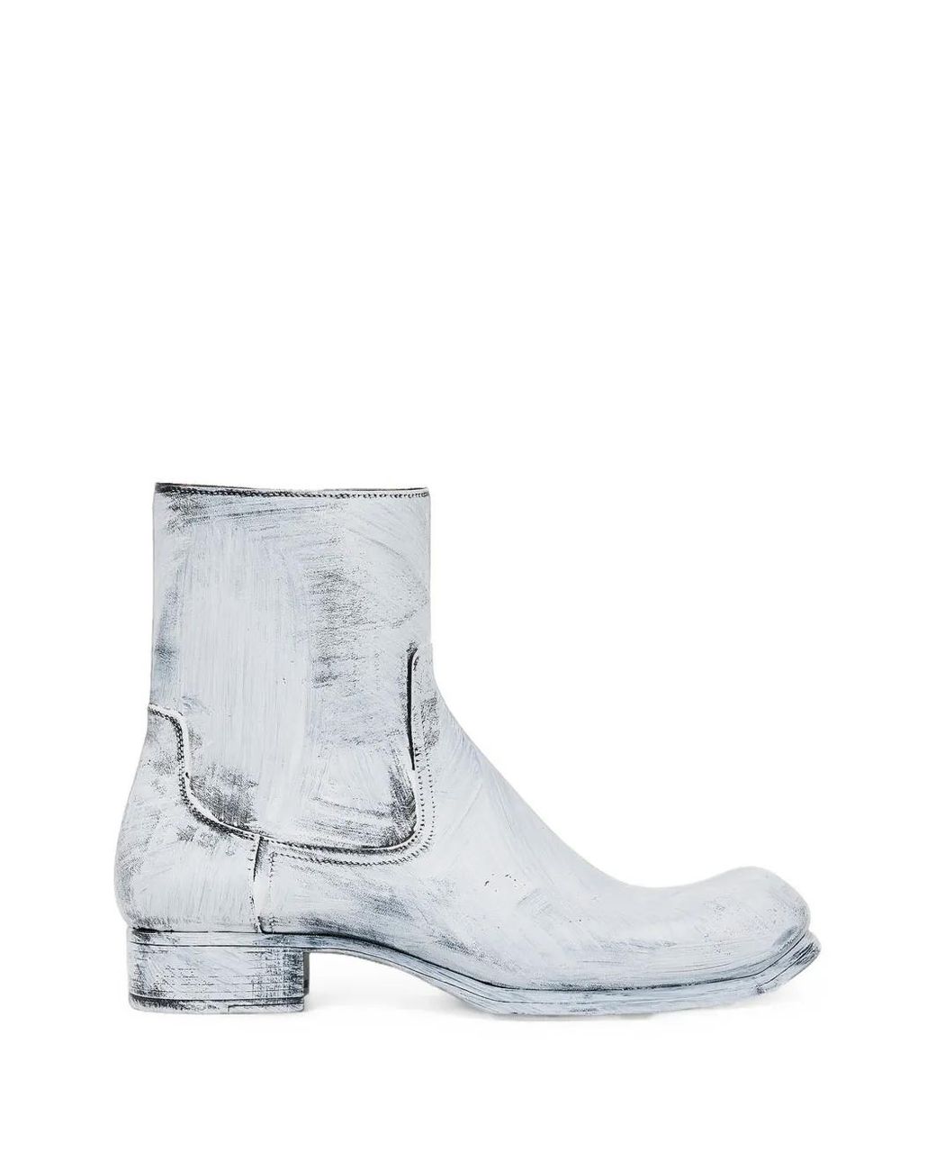 Maison Margiela White Float Ankle Boots Bianchetto for men