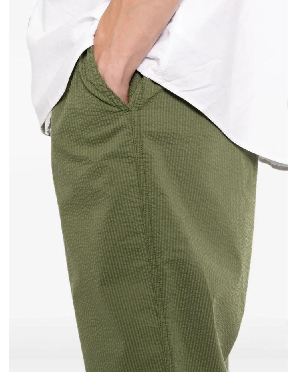 Polo Ralph Lauren Green Prepster Drawstring Textured Trousers for men