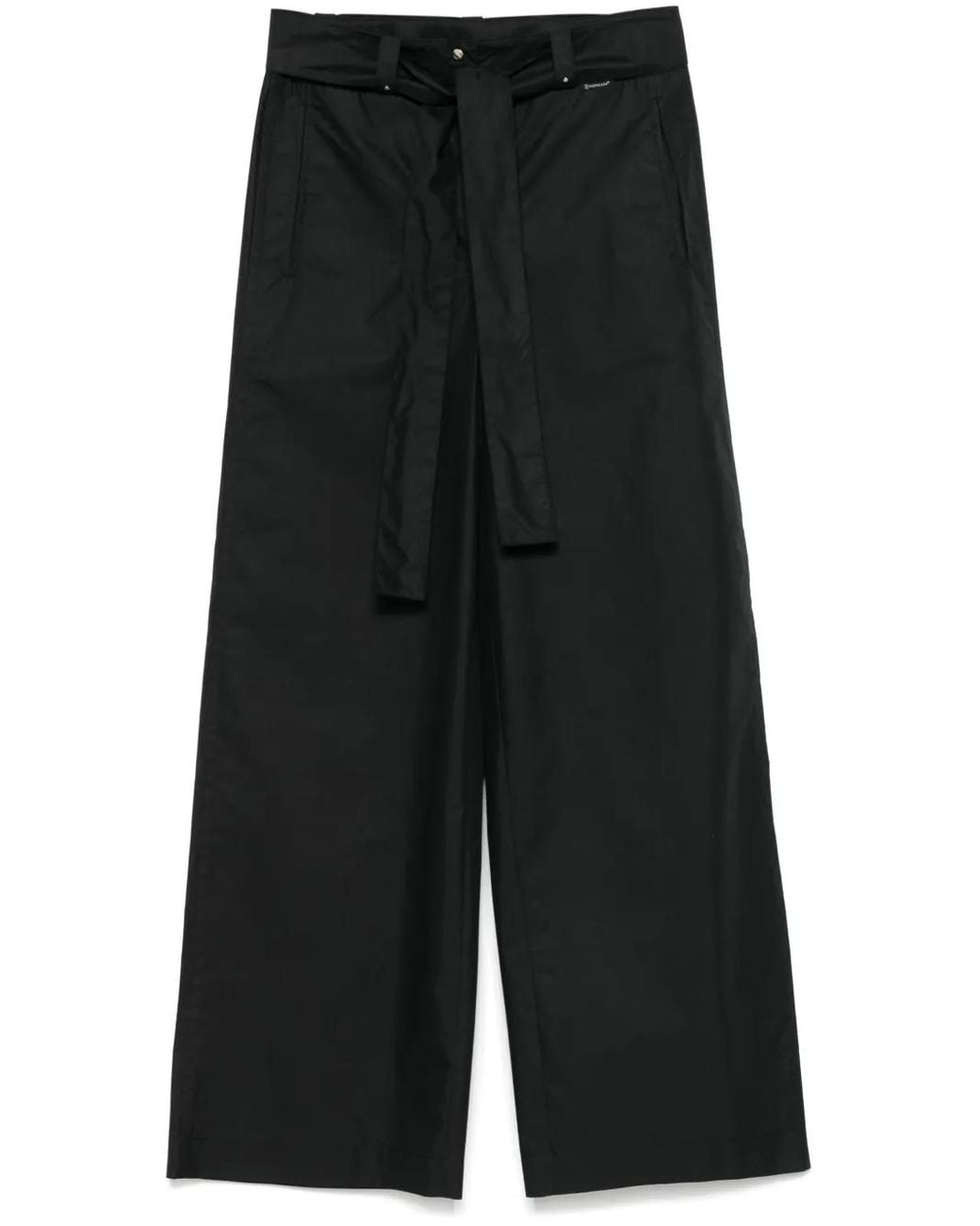 Moncler Black Wide-Leg Sports Pants