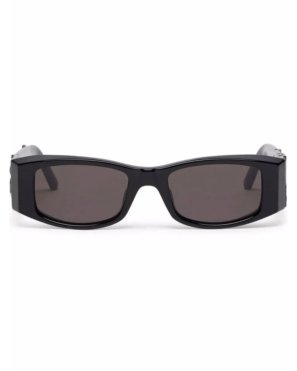 Palm Angels Brown Angel Rectangle-Frame Sunglasses