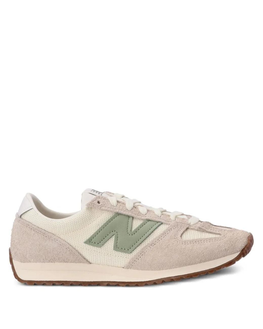 New Balance White 471 Panelled Sneakers