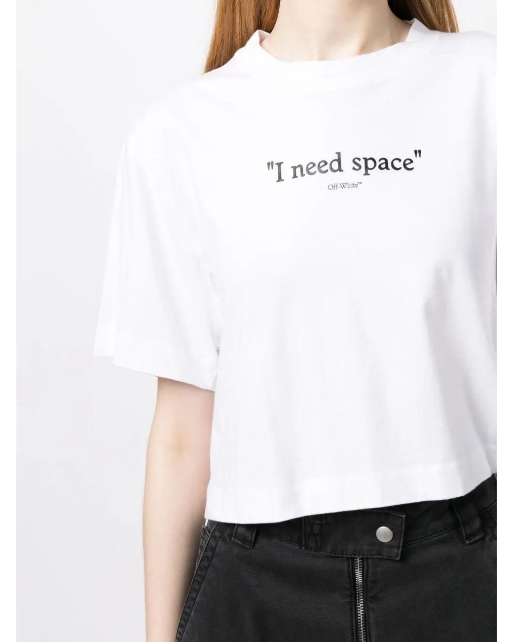 Off-White c/o Virgil Abloh White Slogan-Print Cotton T-Shirt