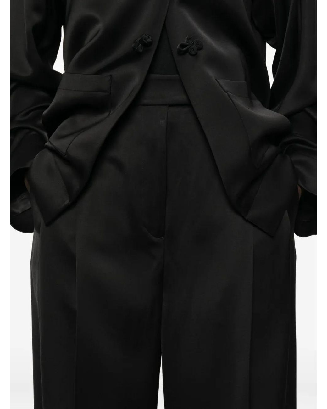 Rohe High Waist Broek in het Black