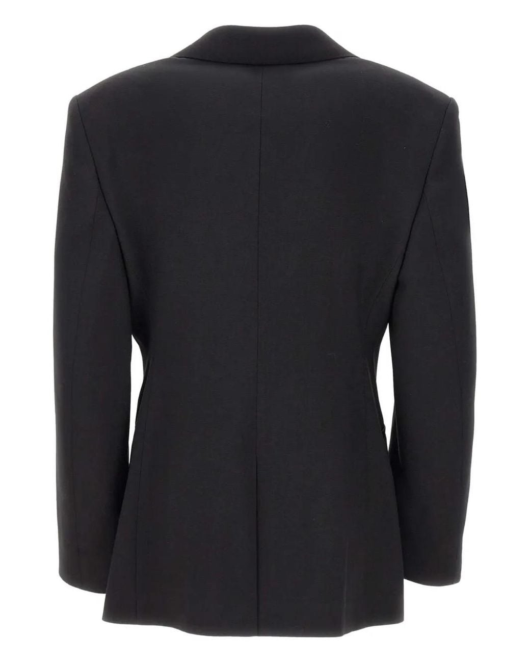Filippa K Black Peaked-Lapels Blazer