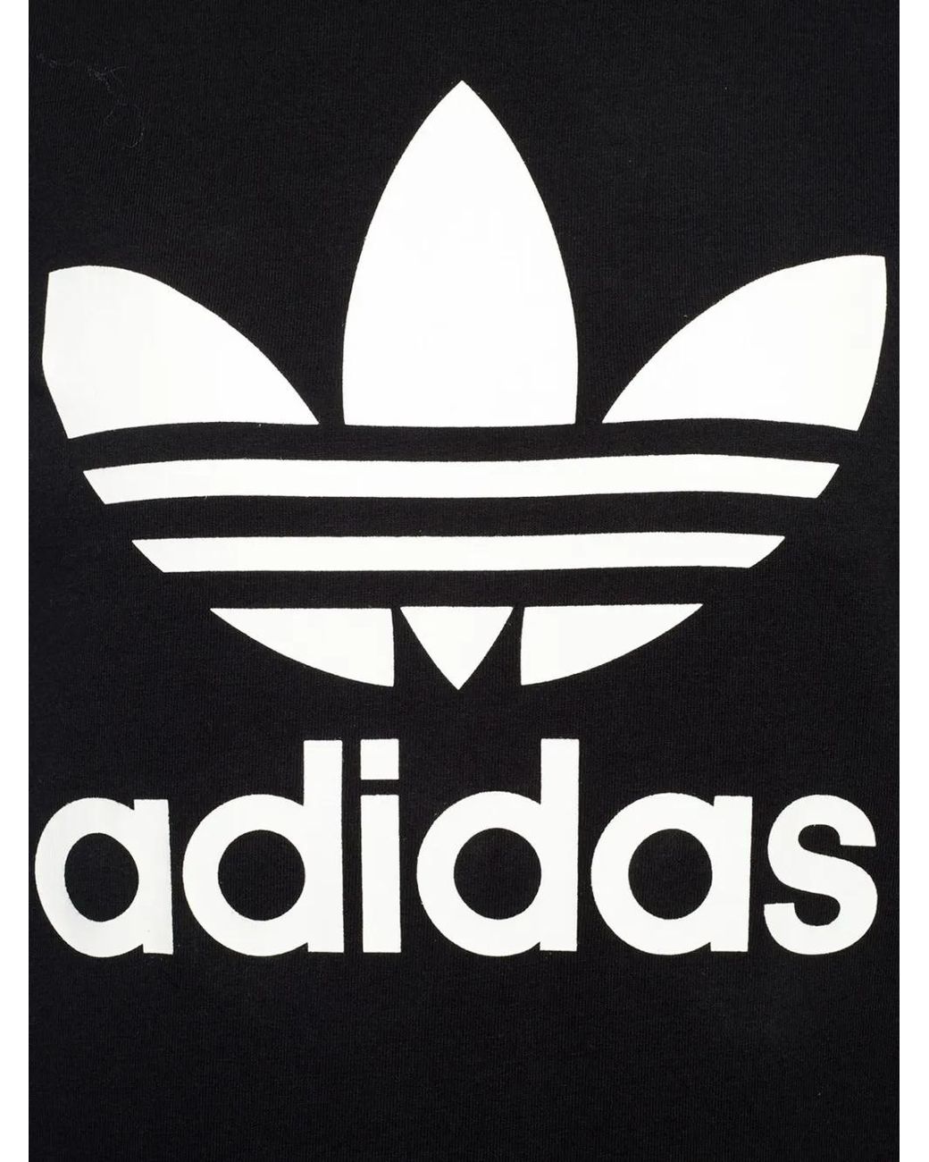 Adidas Black Originals Trefoil Tee Wmns