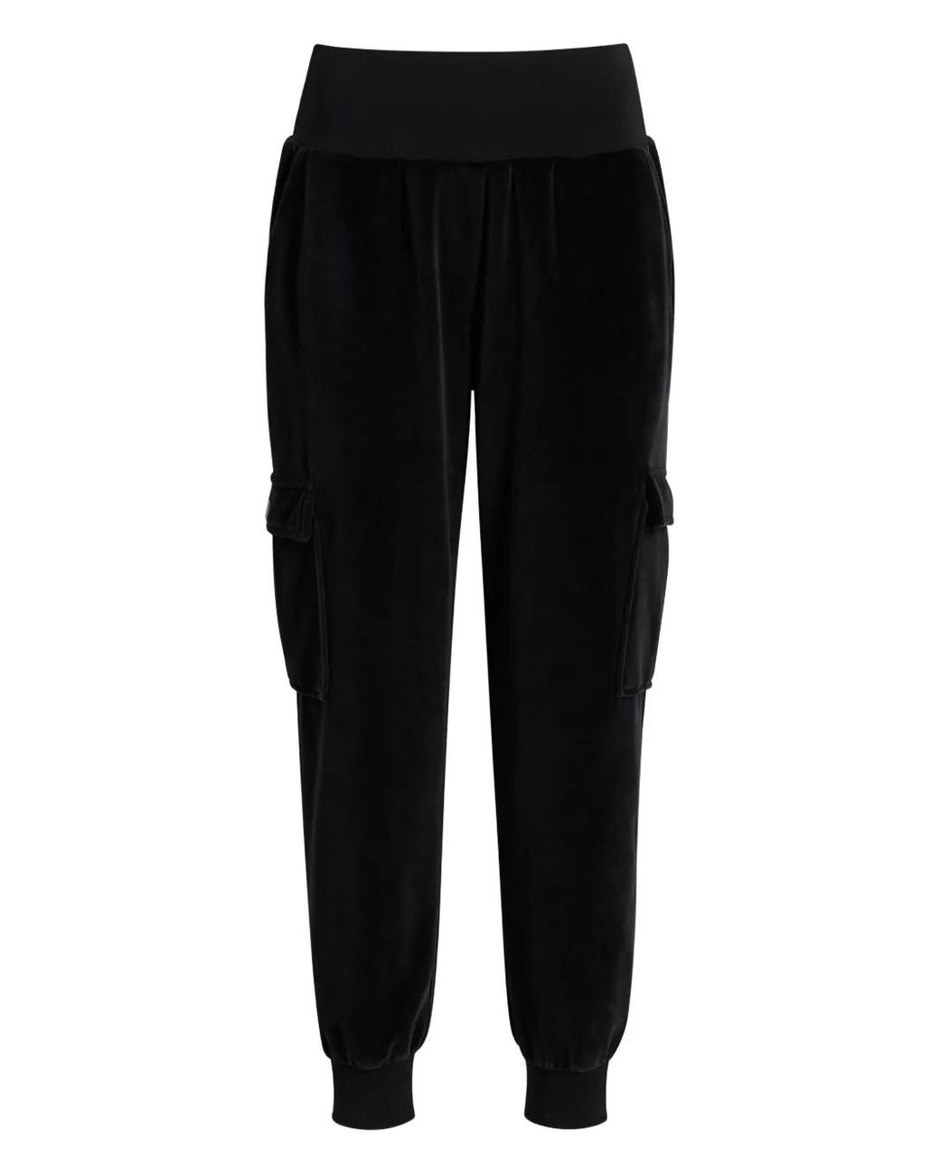 Cinq À Sept Black Giles Velour Cargo Pants