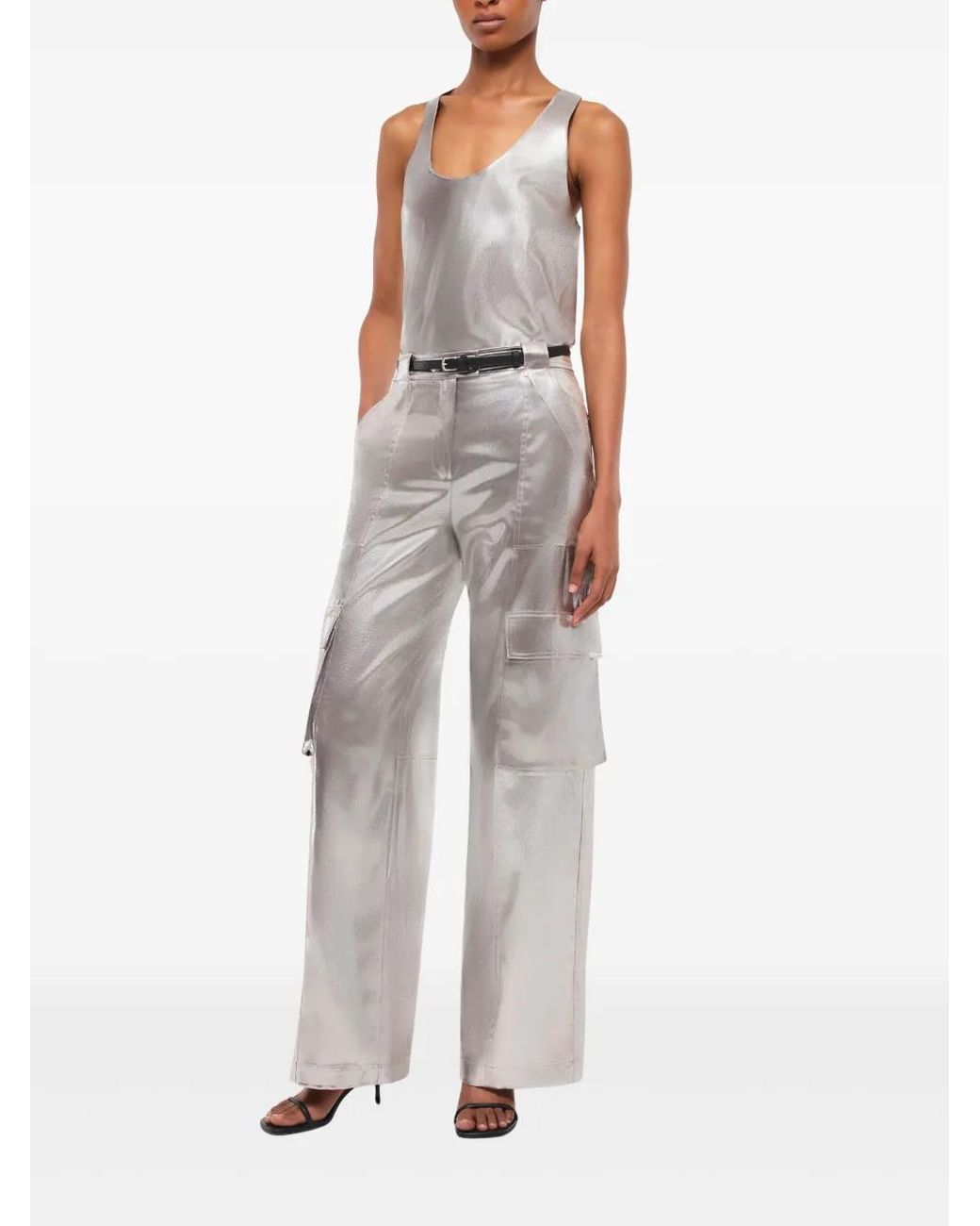 Pantalon Beatriz Jonathan Simkhai en coloris Gray