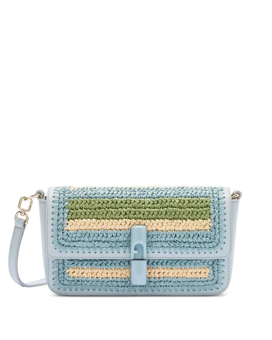 Furla Blue Iride Crossbody S