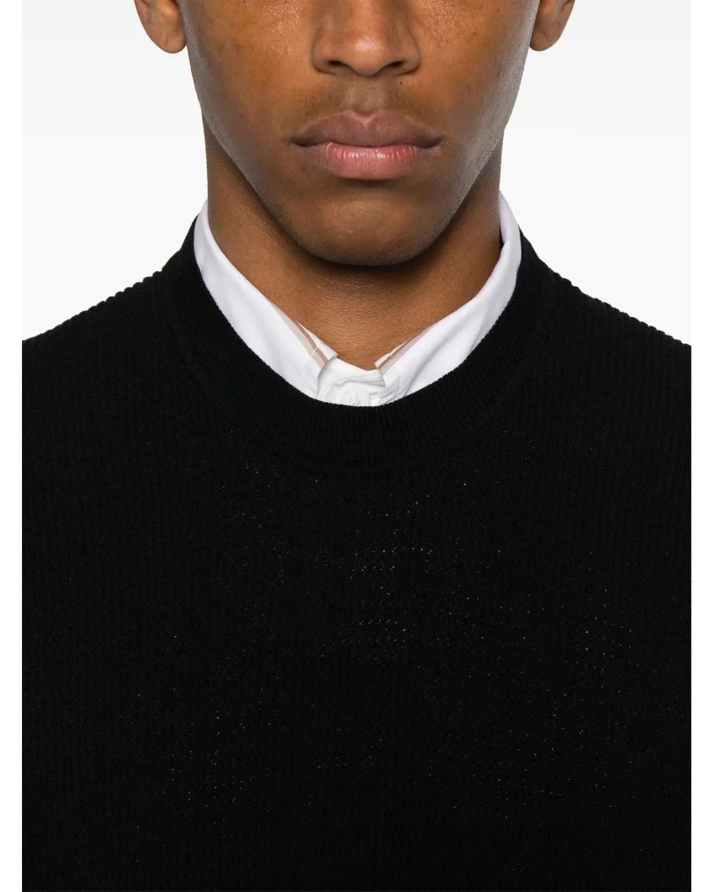 Homme Plissé Issey Miyake Black Cotton Vest for men