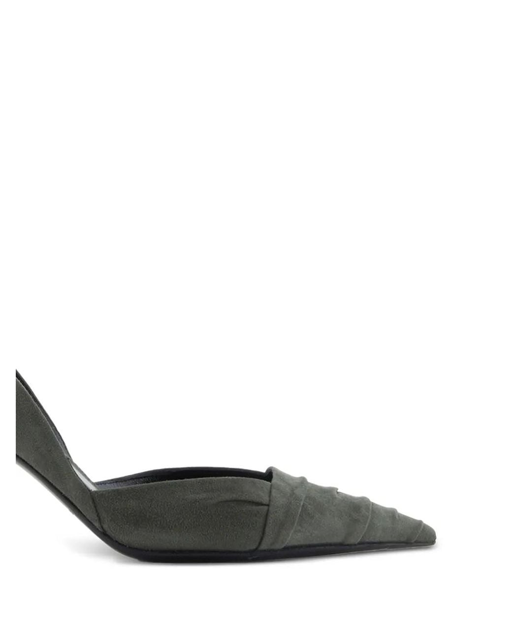 Giorgio Armani Metallic 70Mm Pointed-Toe Pumps