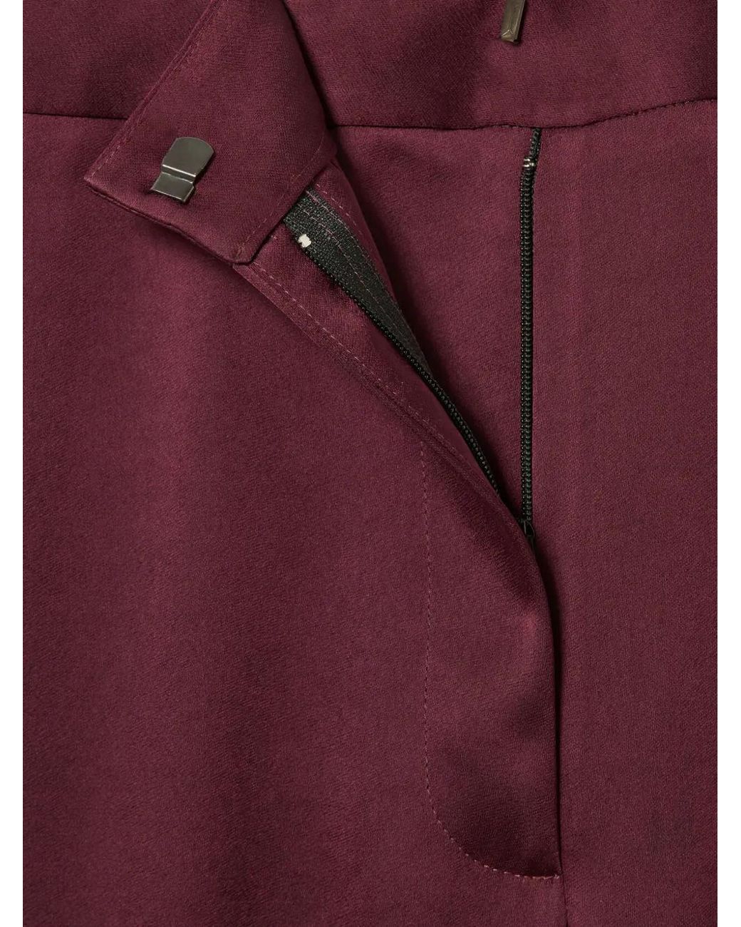 Claudie Pierlot Palazzo Broek Met Wijde Pijpen in het Purple