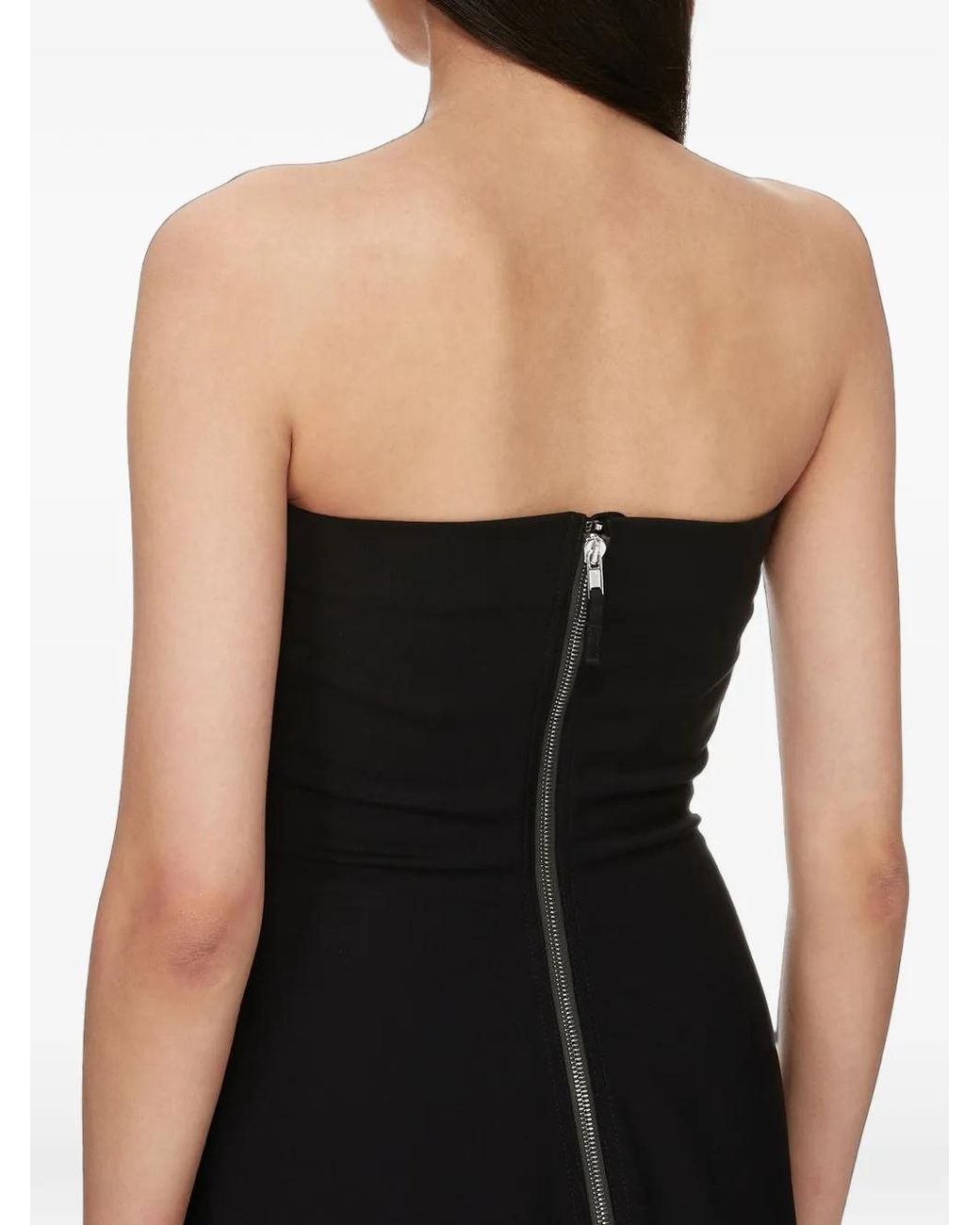 Rick Owens Black Wool Sleeveless Dress