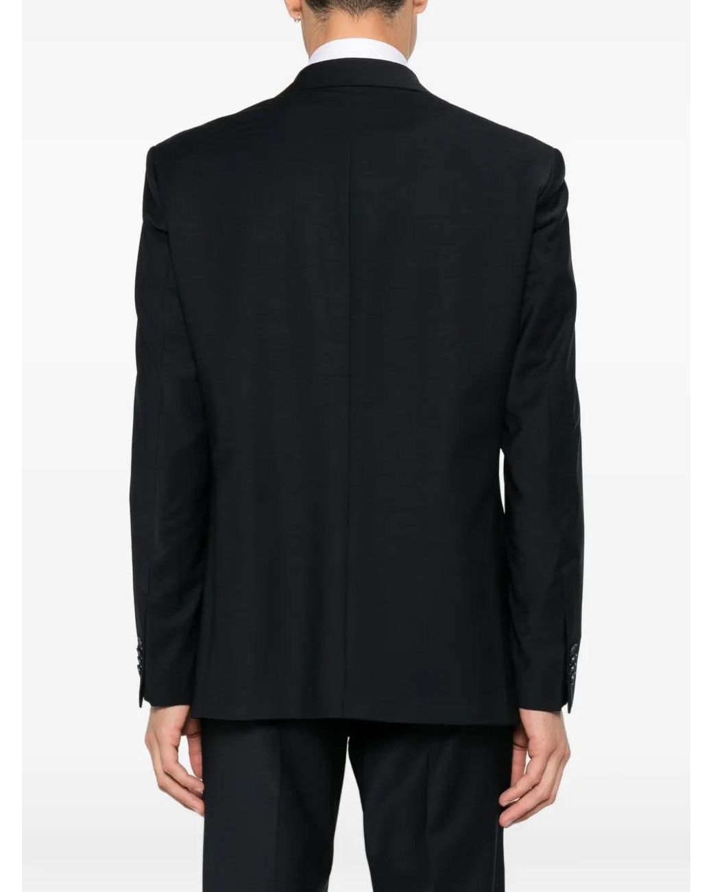 Karl Lagerfeld Black Blazer À Simple Boutonnage for men