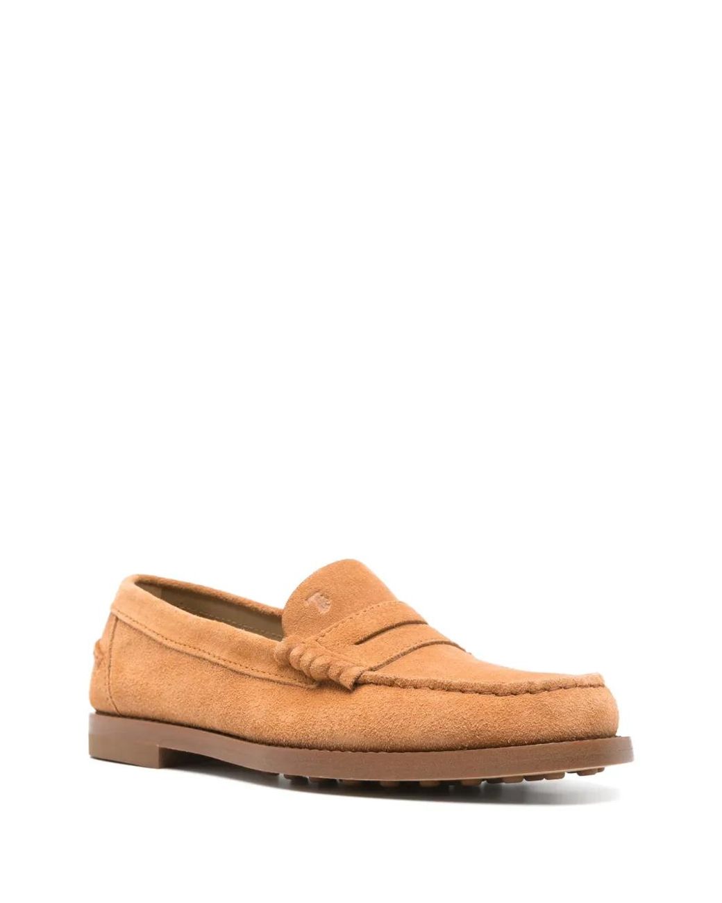 Tod's Brown Suede Loafers