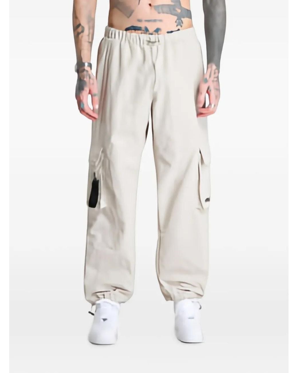 Prosto. White Maciek Cargo Pants for men