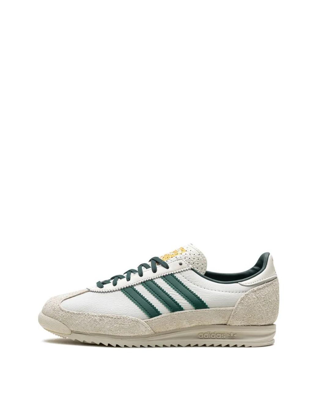Adidas White Sl72 Og Low-Top Sneakers