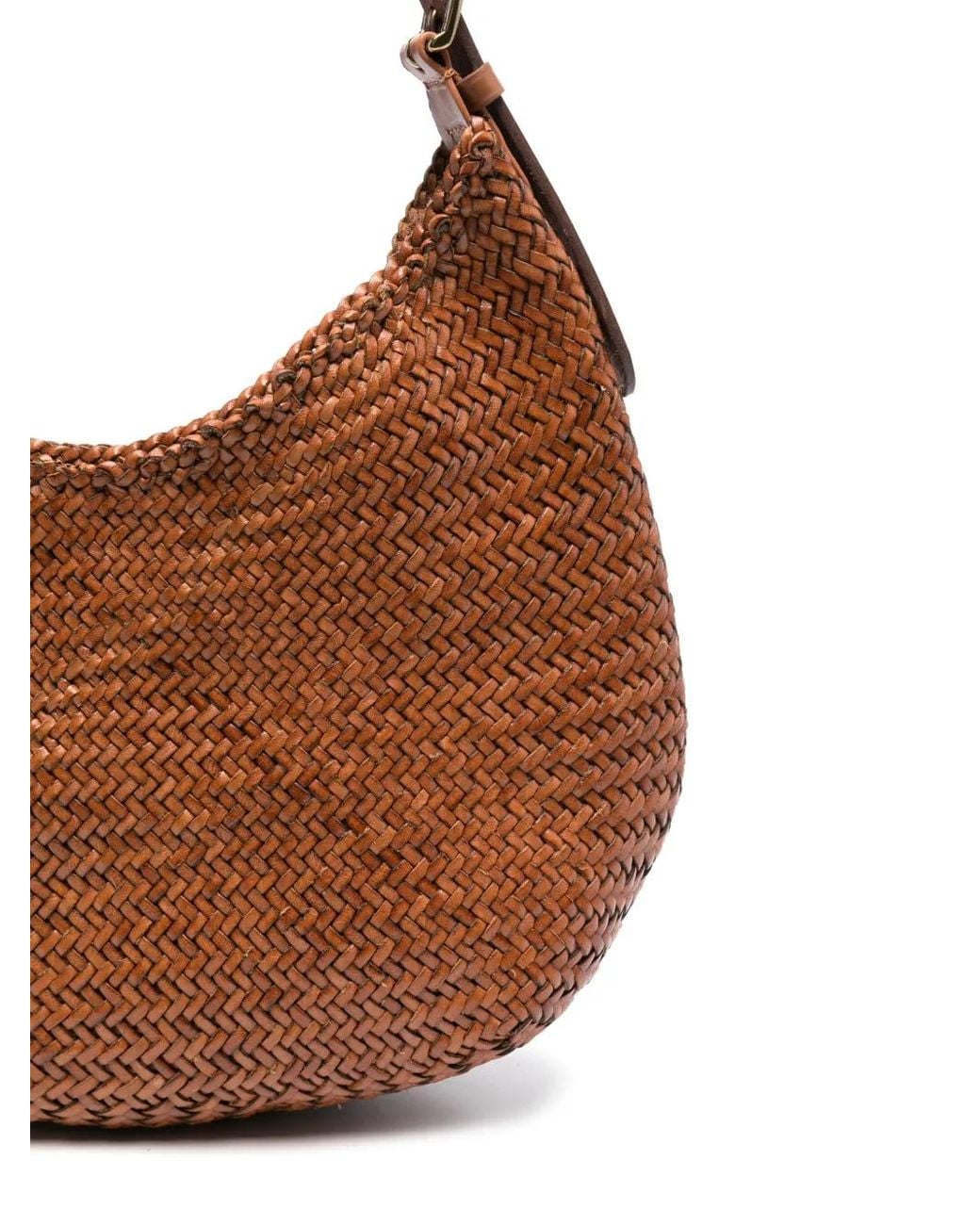 Dragon Diffusion Brown Luna Mezza Schultertasche