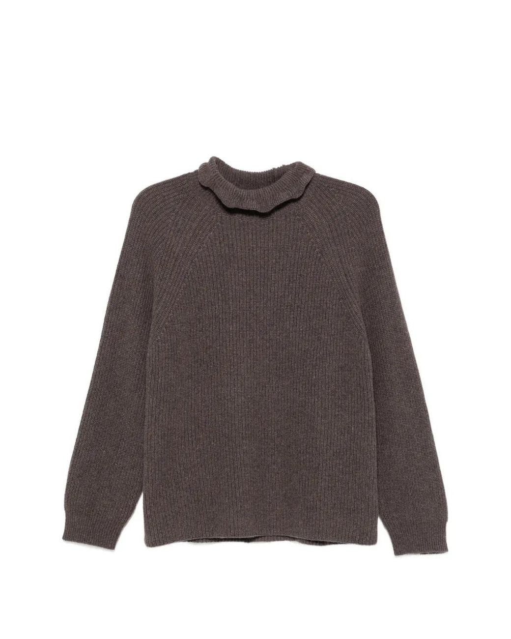 Liviana Conti Brown Turtleneck Sweater