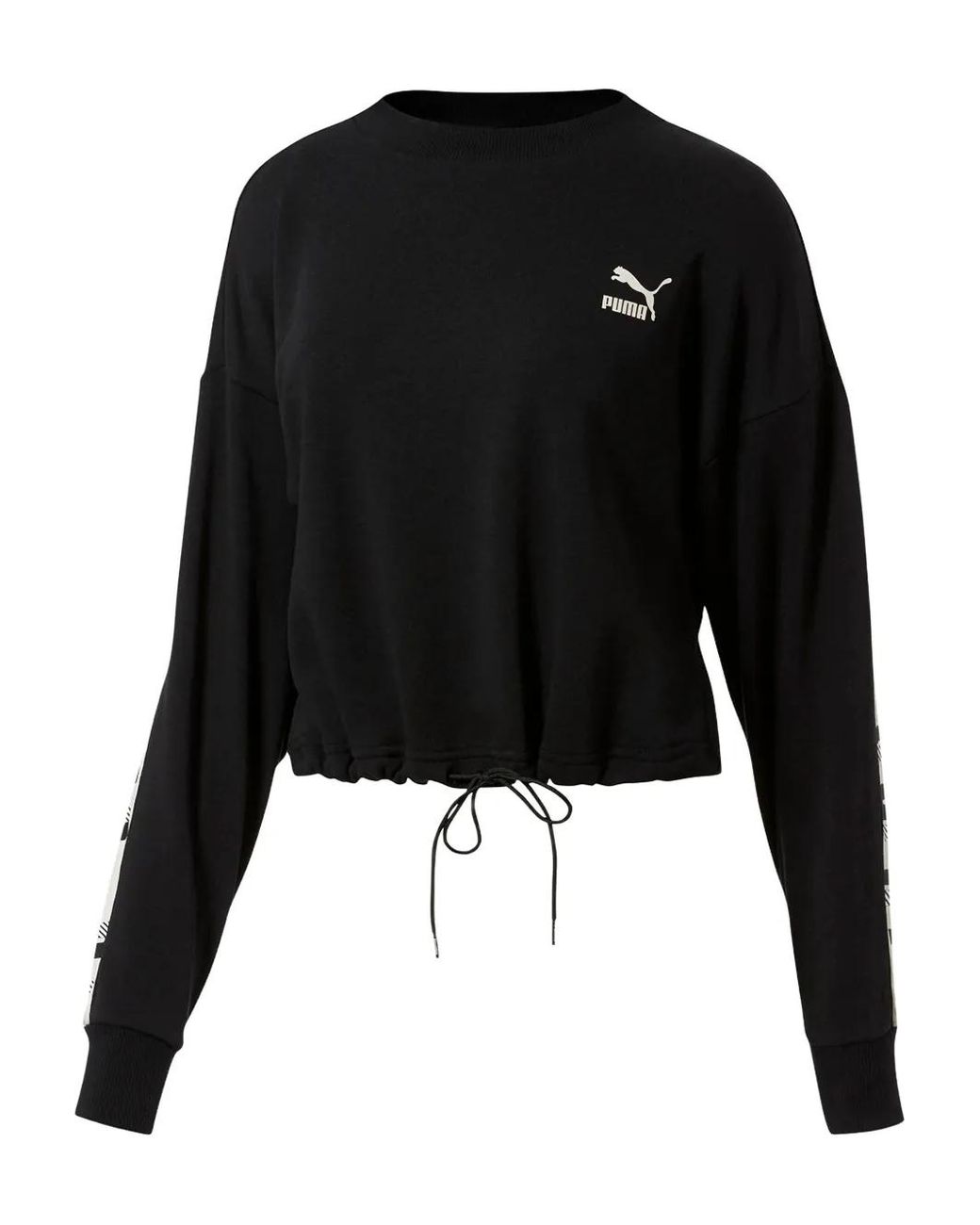 PUMA Black Revolt Crew-Neck Sweatshirt