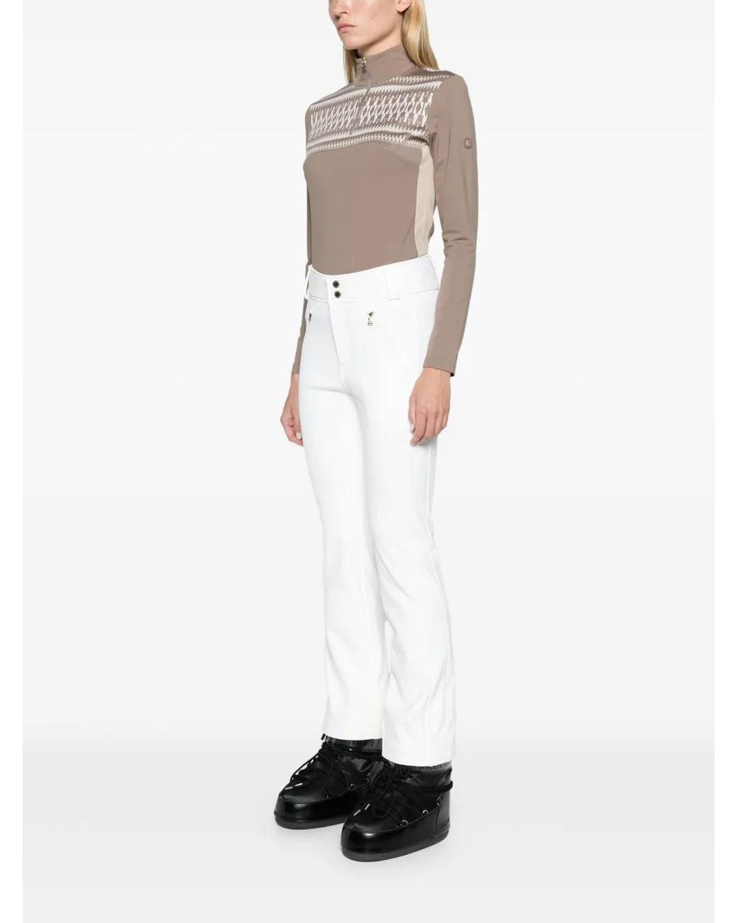 Bogner White Hazel Softshell Ski Trousers
