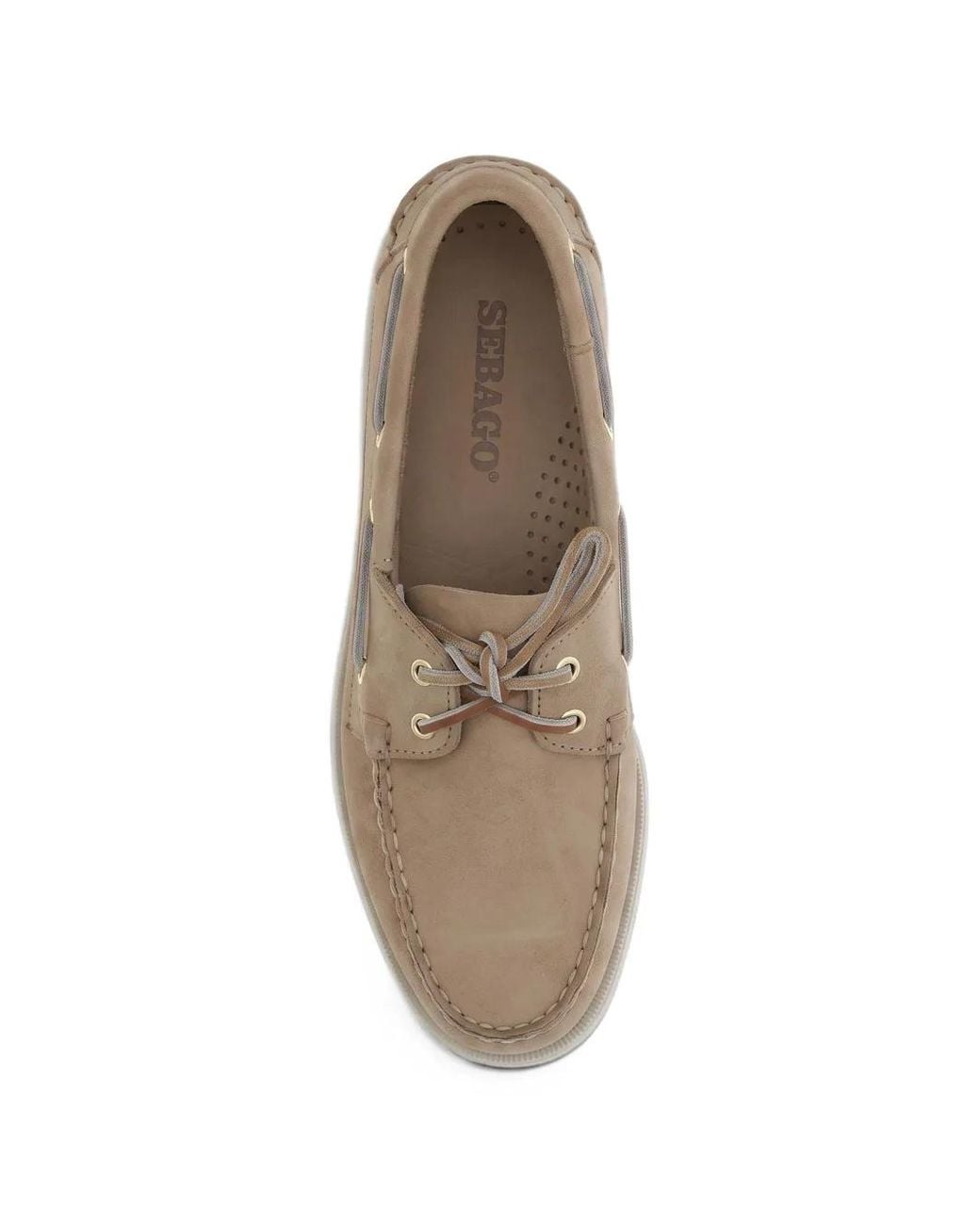 Sebago Natural Portland Docksides Leather Boat Shoes for men