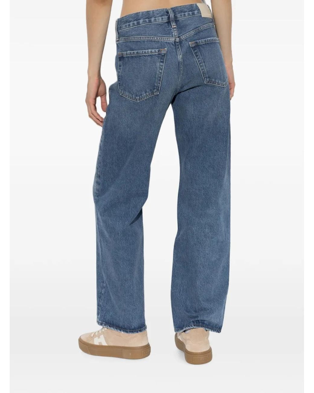 Citizens of Humanity Blue Lindz Straight-Leg Jeans