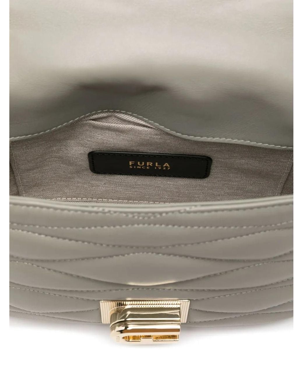 Furla Gray 1927 Cross Body Bag